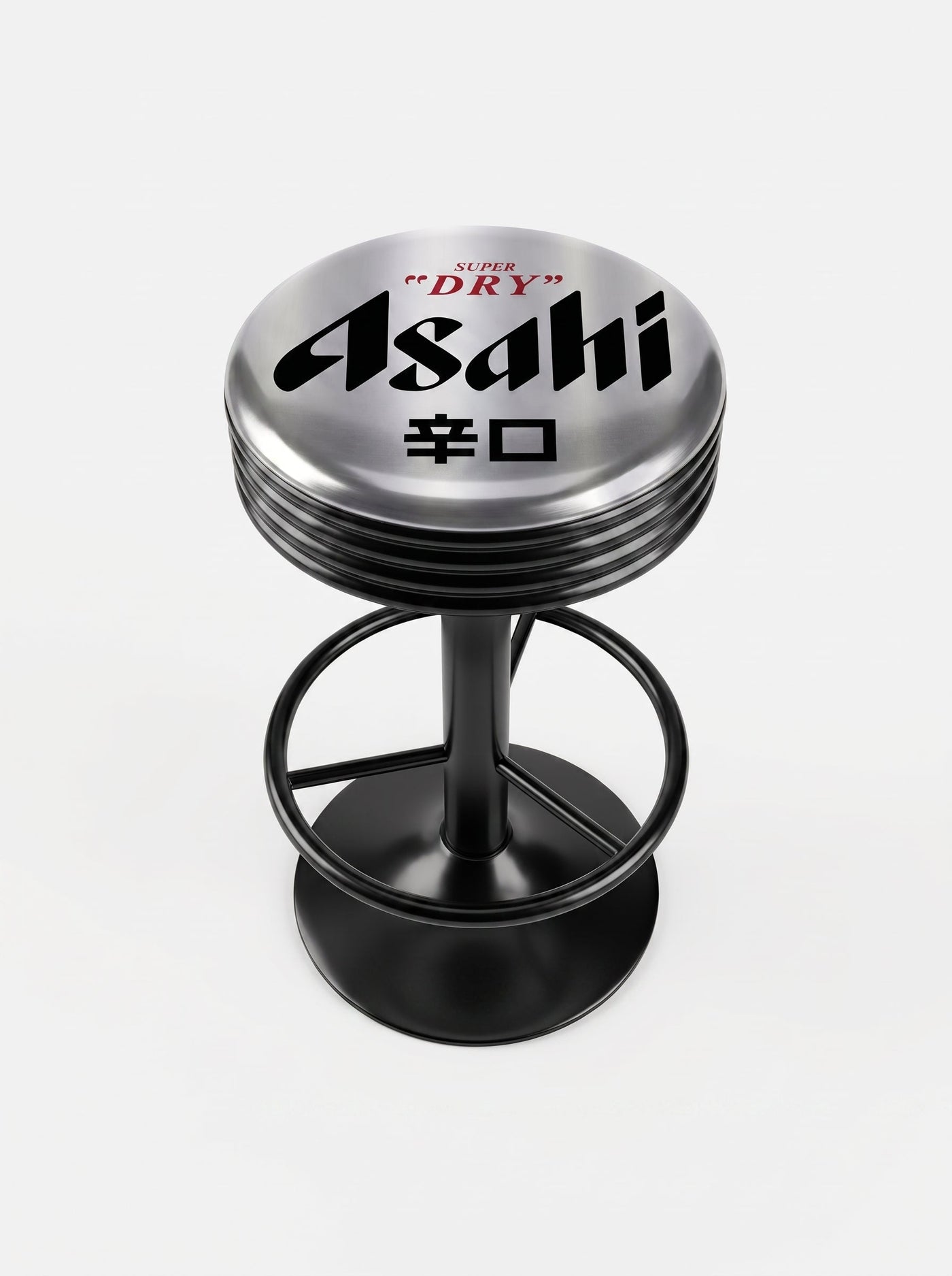 Asahi Bar Stool Matte Black